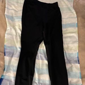 Women’s C9 DuoDry black leggings with zippers at ankles size M